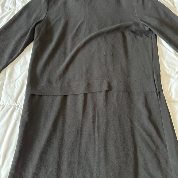BLACK JACQUELINE DE YONG DRESS – SIZE 38 – LONG SLEEVES - Picture 2 of 5